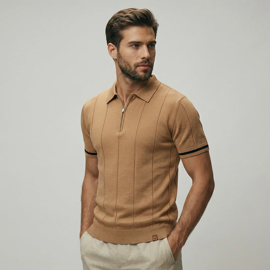 The Monte Carlo Quarter-Zip Polo