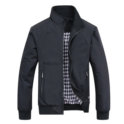 Men's Lightweight Slim Fit Bomber Jacket