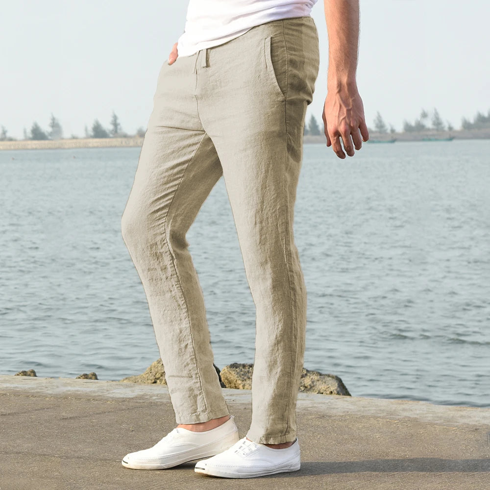 The Riviera Linen Trouser