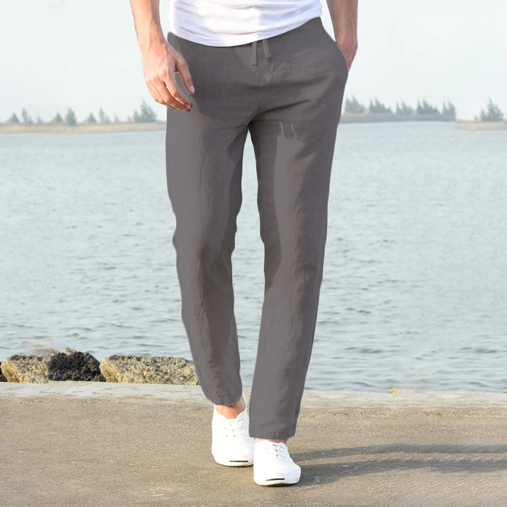 The Riviera Linen Trouser