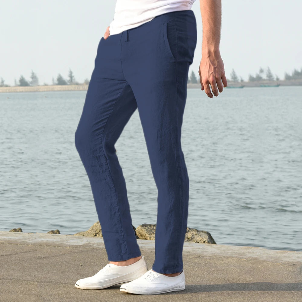 The Riviera Linen Trouser