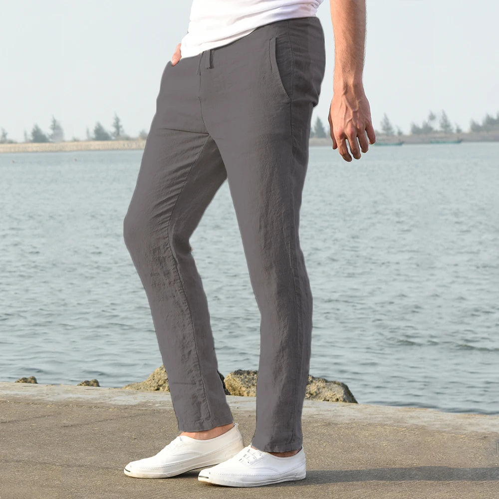 The Riviera Linen Trouser