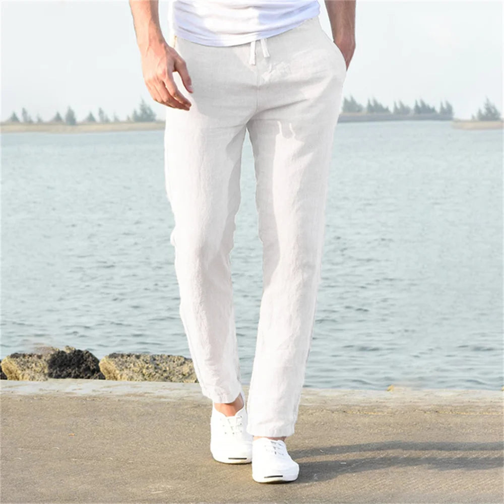 The Riviera Linen Trouser