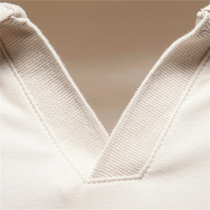 AIOPESON Breathable Silky Polo Shirt for Men Solid Color Old Money Skin Friendly Soft Cool Casual Polo Shirts Male