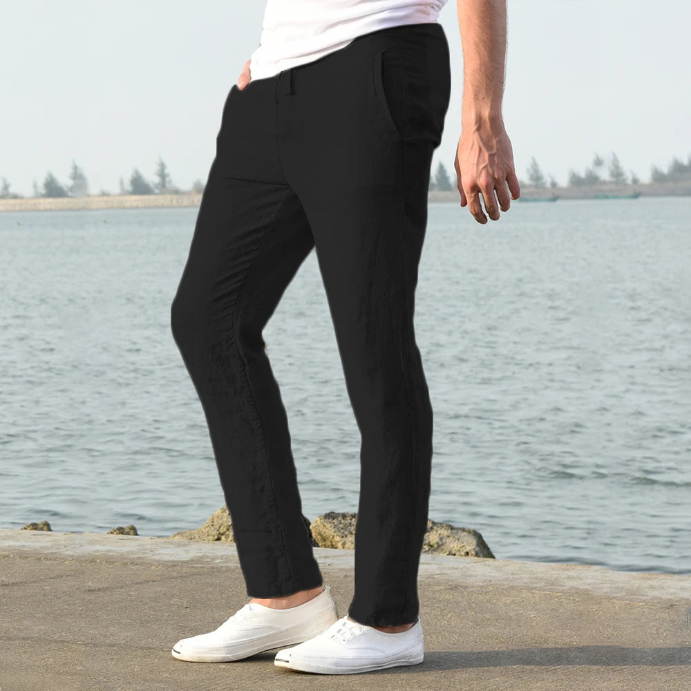 The Riviera Linen Trouser