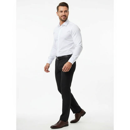 Men's Slim Fit Stretch Dress Shirt (Flex Comfort)