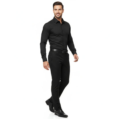 Men's Slim Fit Stretch Dress Shirt (Flex Comfort)