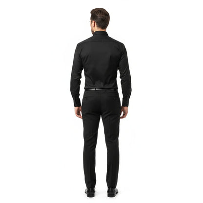 Men's Slim Fit Stretch Dress Shirt (Flex Comfort)