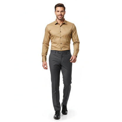 Men's Slim Fit Stretch Dress Shirt (Flex Comfort)