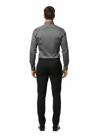 Men's Slim Fit Stretch Dress Shirt (Flex Comfort)