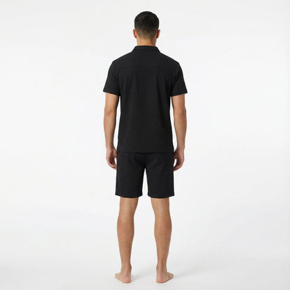 The Summer Quarter-Zip Casual Set