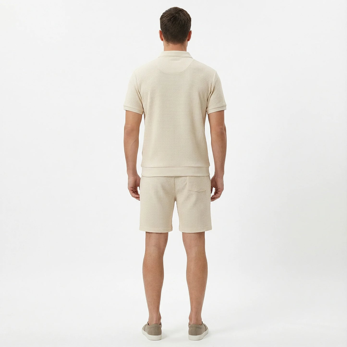 The Summer Quarter-Zip Casual Set