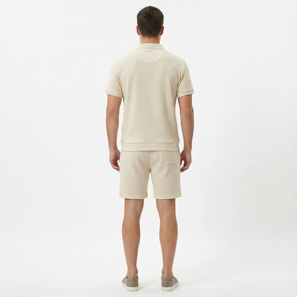 The Summer Quarter-Zip Casual Set