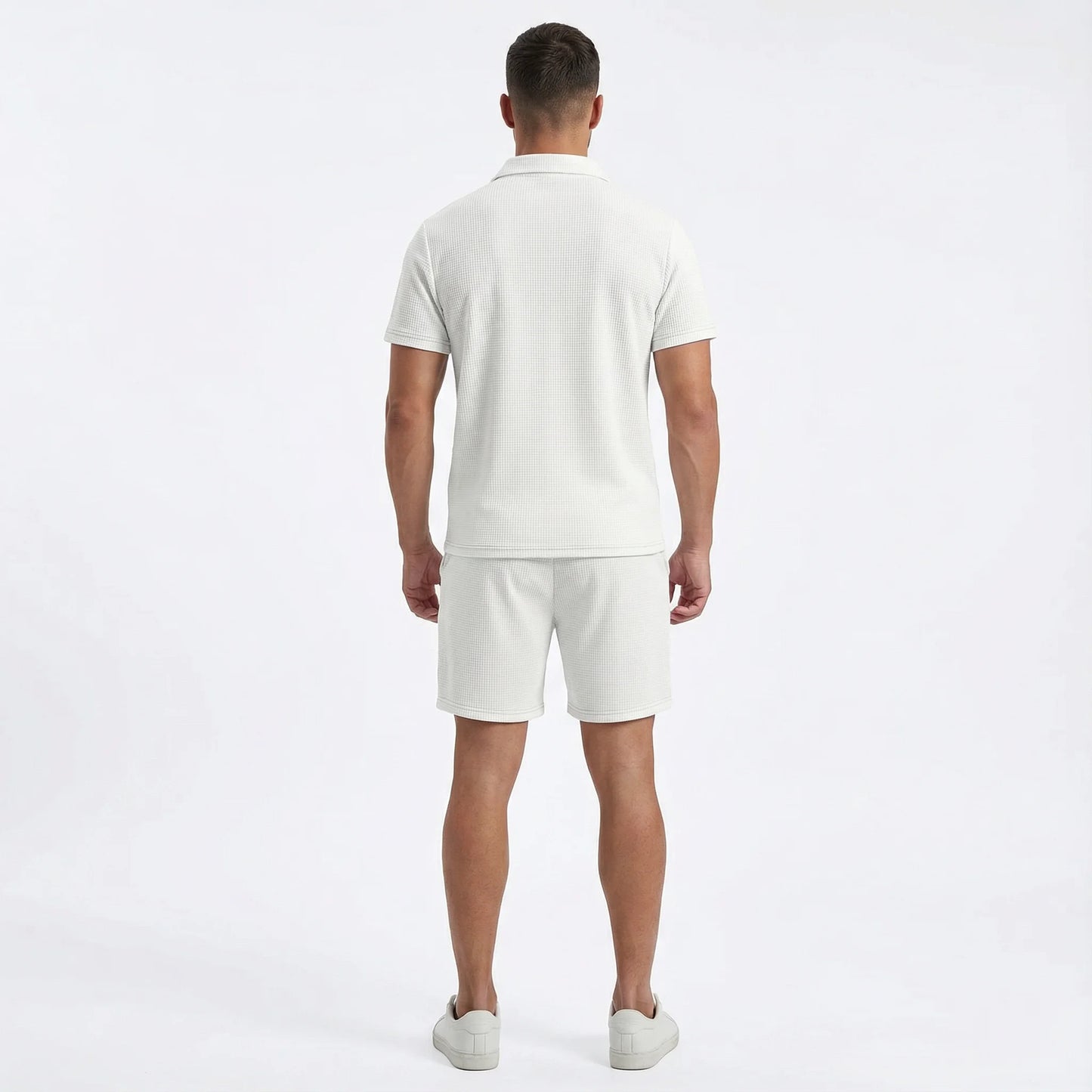 The Summer Quarter-Zip Casual Set