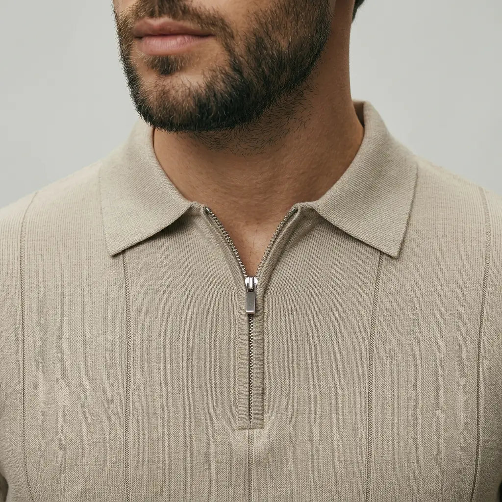 The Monte Carlo Quarter-Zip Polo