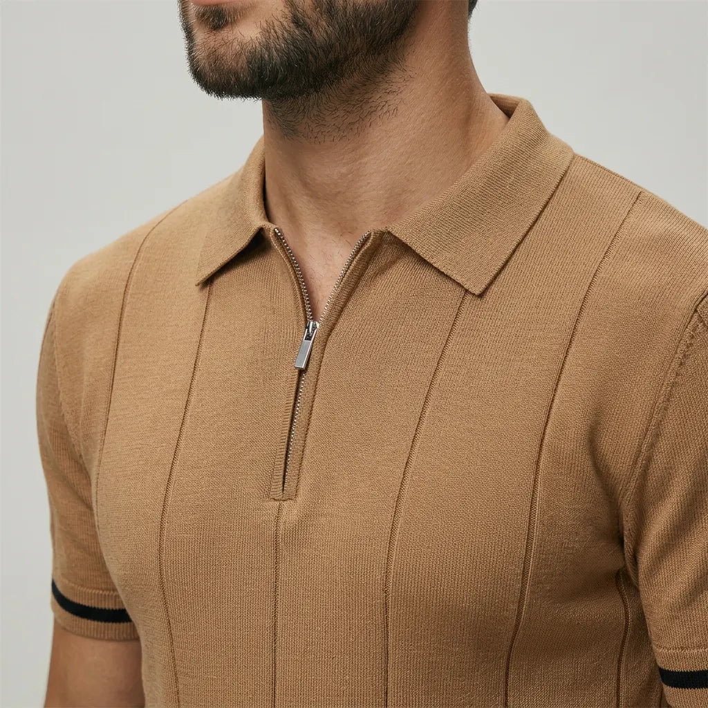 The Monte Carlo Quarter-Zip Polo