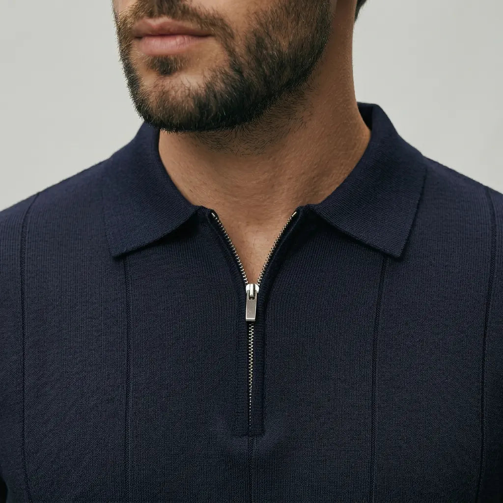 The Monte Carlo Quarter-Zip Polo