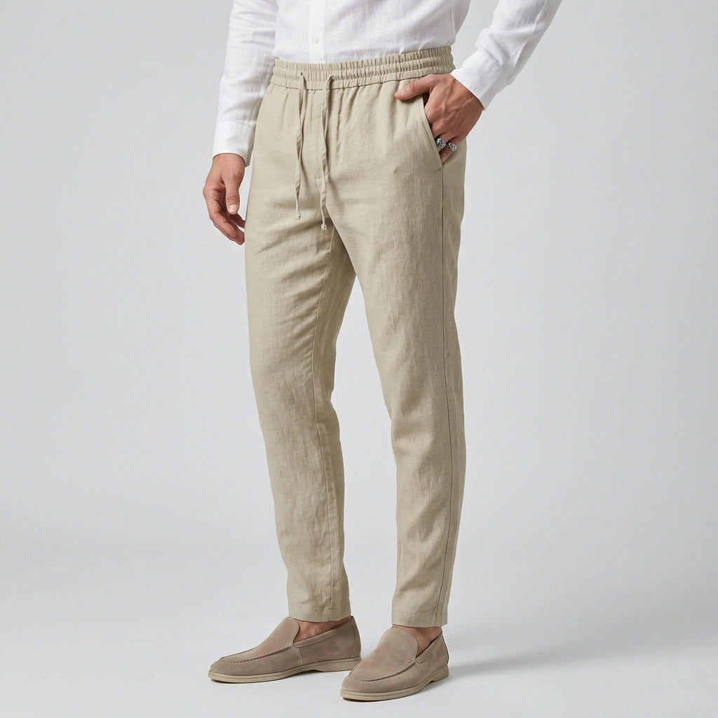 The Riviera Linen Trouser