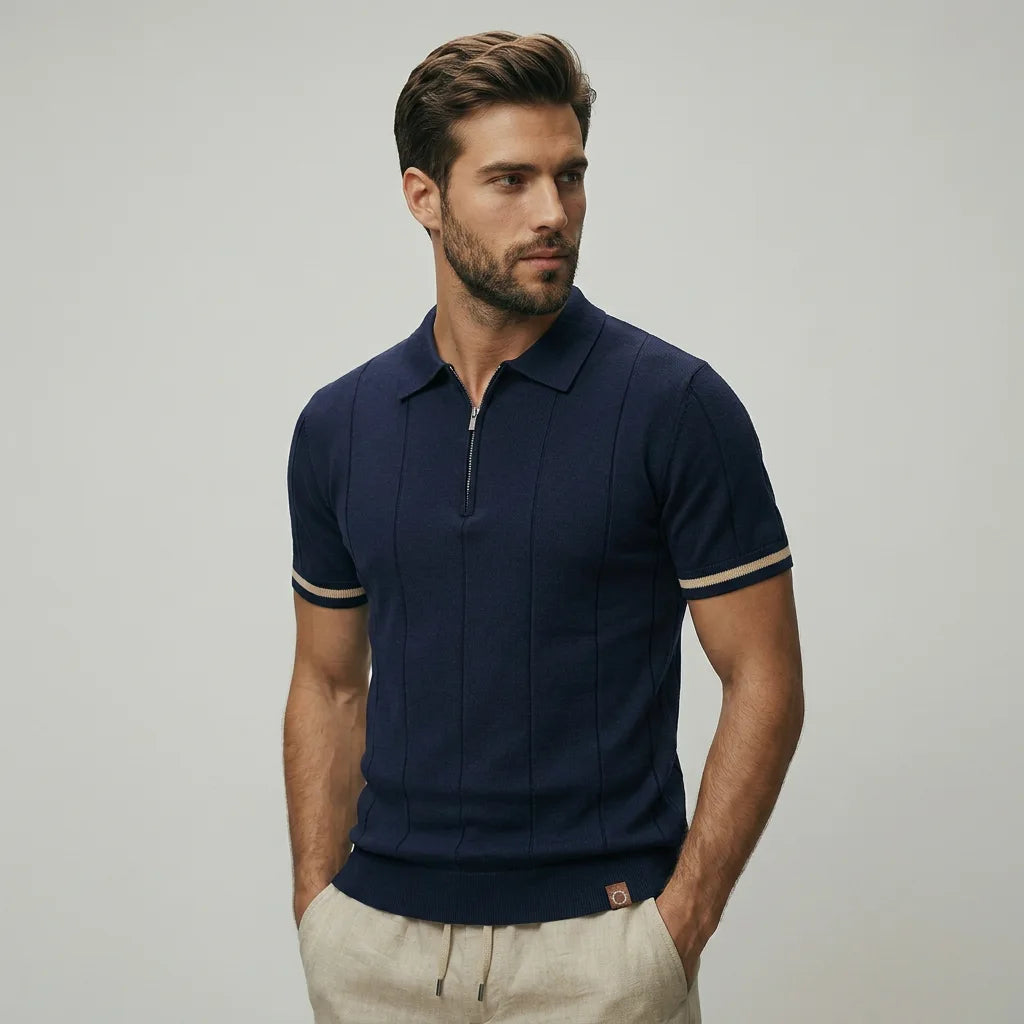 The Monte Carlo Quarter-Zip Polo