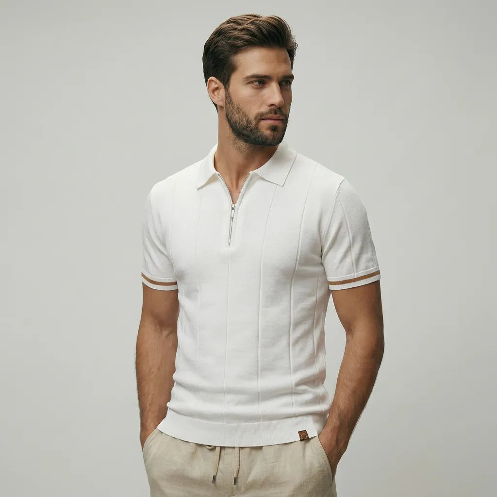 The Monte Carlo Quarter-Zip Polo