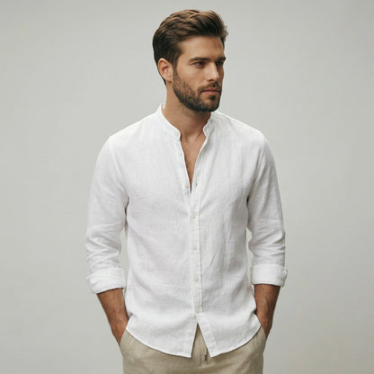 The Horizon Casual Stand Collar Shirt