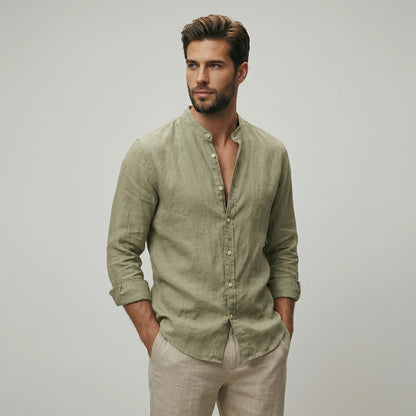 The Horizon Casual Stand Collar Shirt