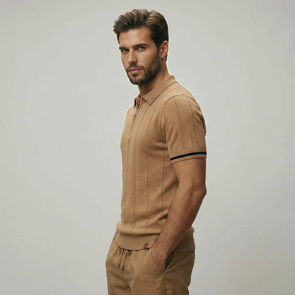 The Monte Carlo Quarter-Zip Polo