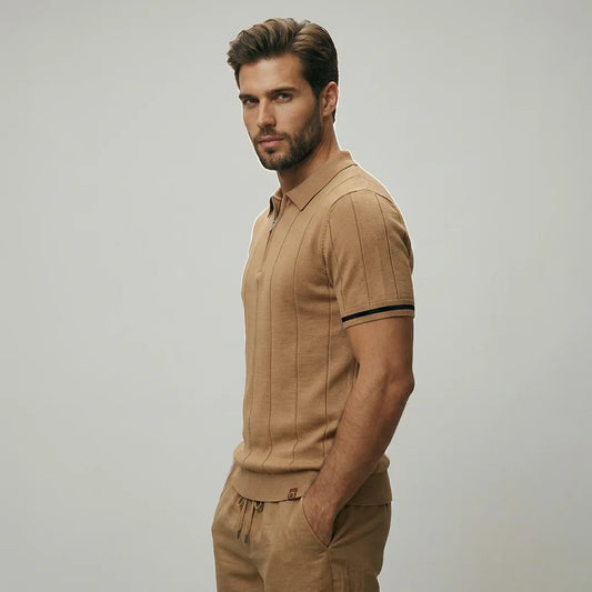 The Monte Carlo Quarter-Zip Polo
