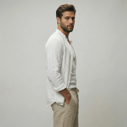The Horizon Casual Stand Collar Shirt