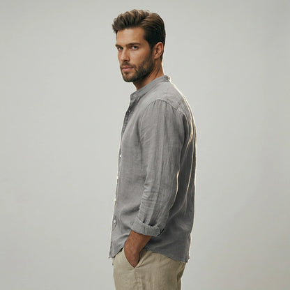 The Horizon Casual Stand Collar Shirt