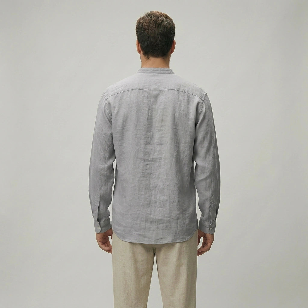 The Horizon Casual Stand Collar Shirt