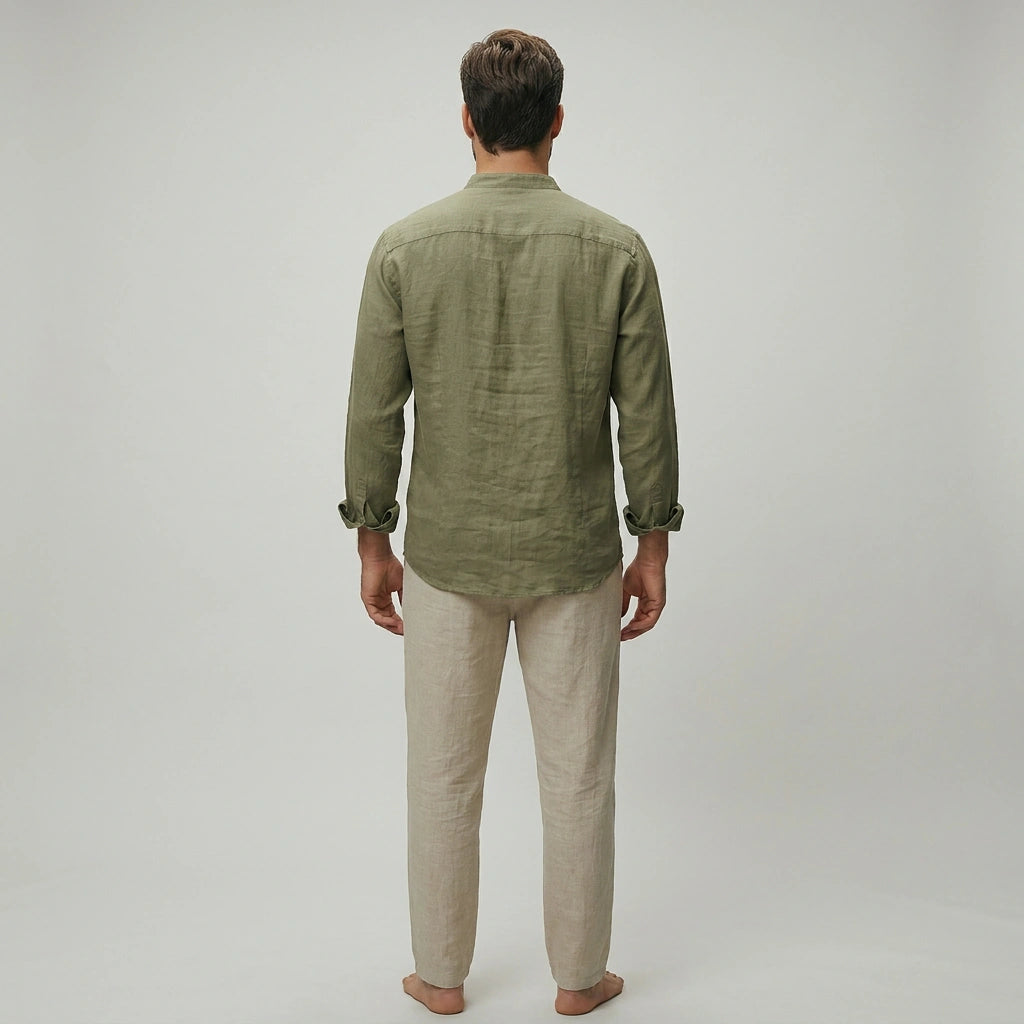 The Horizon Casual Stand Collar Shirt