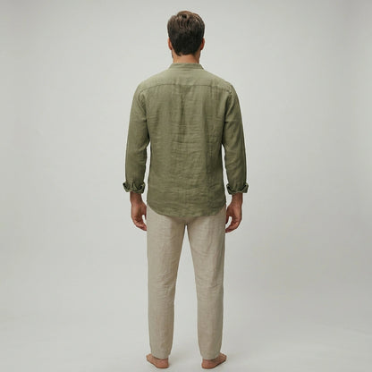 The Horizon Casual Stand Collar Shirt